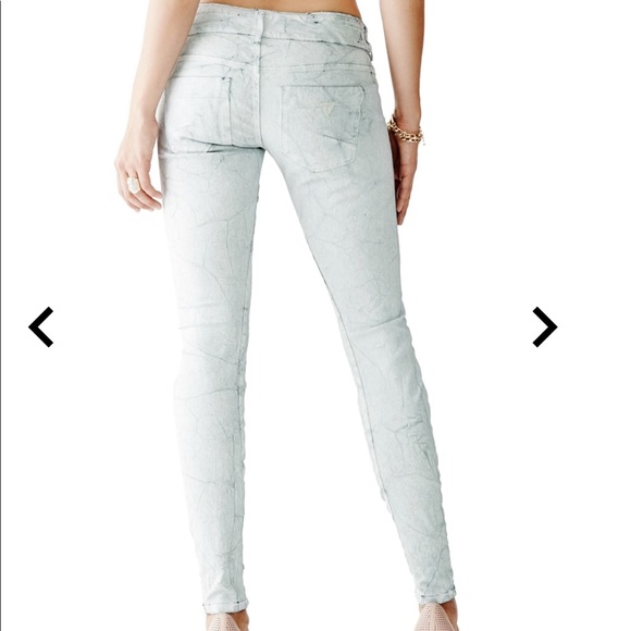 NWT Guess Moto Letitia Skinny Jeans 24 - Picture 7 of 10